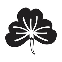 flower vector black and white silhouette sketch design