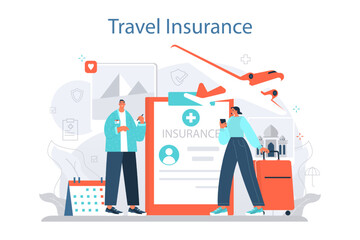 Insurance agent concept. Idea of security and protection of property