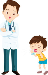 sick child see doctor