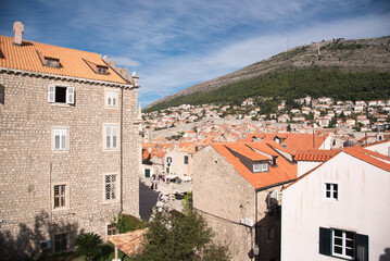 Fototapeta na wymiar Roofs of Dubrovnik, Croatia