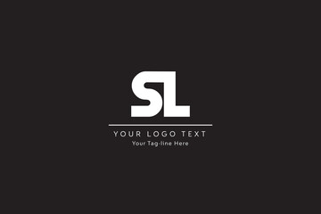 SL  Letter Logo Design. Creative Modern S L  Letters icon vector Illustration.