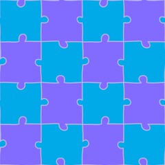 Game puzzles cartoon seamless kids pattern for wrapping and clothes print and school and fabrics and teamwork
