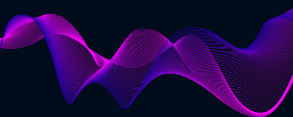 Modern abstract dynamic flow effect background. Vector design template for banner, advertising, poster, cover..