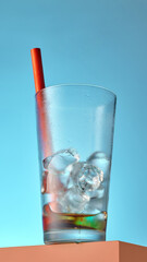 empty cocktail glass