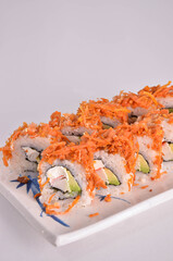 Kakiage Roll Sushi Japonese Food