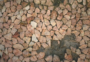 rock wall at kuta mandalika beach