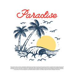 summer beach background