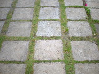 rectangle floor footpath pattern background