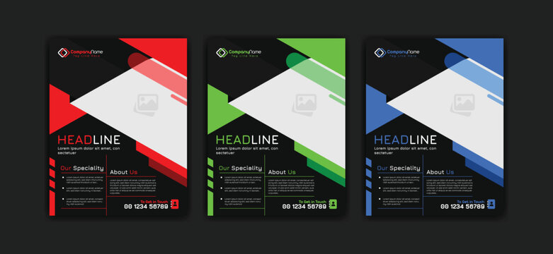 Corporate template design, can be adapted to flyer, brochure, banner, poster, annual report, magazine, poster, business presentation, portfolio, website.