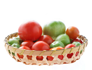 ミニトマト　白バック　　イメージ