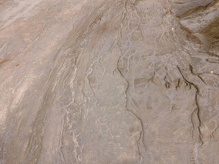 Summertime rock quarry after rain