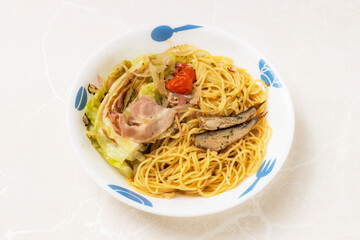 アンチョビのパスタAnchovy pasta (spaghetti) Italian cuisine
