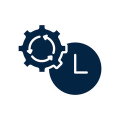 Productivity icon. Simple element illustration. Productivity concept outline symbol design.