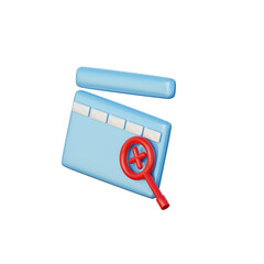 3D Media Not Found Illustration