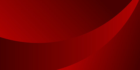 Abstract red and gold ribbons background