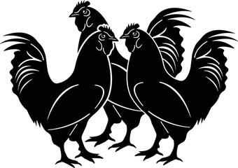 Chicken Silhouette Vector