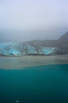 Glacier de la Bay des glacier en Alaska