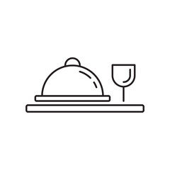 Fototapeta premium food tray icon