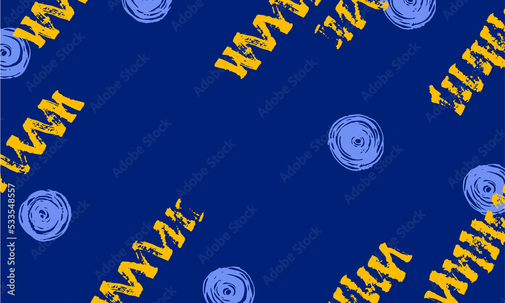 Poster abstract trendy in brush stroke for copy space background design. retro wallpaper for poster templat