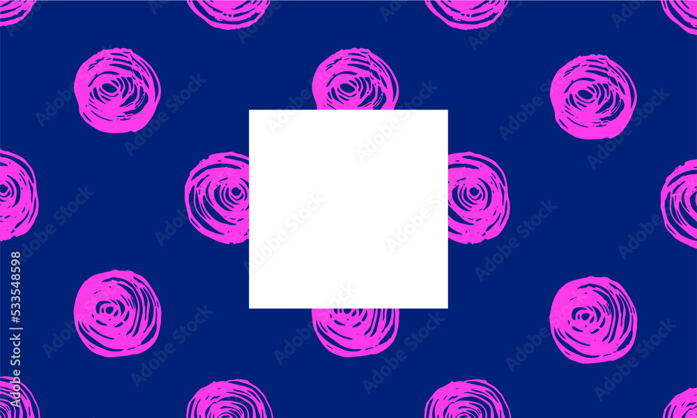 Poster abstract trendy in brush stroke for copy space background design. retro wallpaper for poster templat