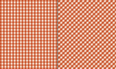 red gingham pattern, seamless plaid vector