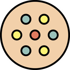 Fototapeta premium cookies icon