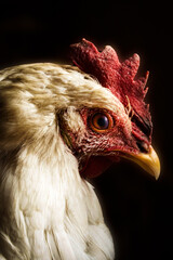 portrait of a rooster