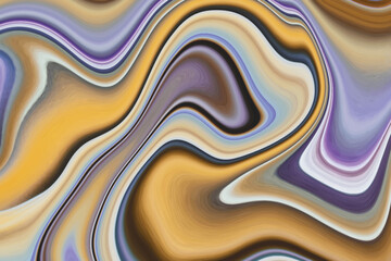yellow and lilac Abstract Liquid Acid Marble Background