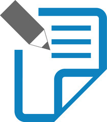 Obraz premium Pngtree Vector illustration of blue and white icon for Editin...