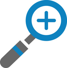 Fototapeta premium vector magnifying glass icon