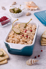 Fish pate with capers