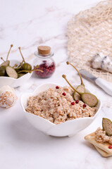 Fish pate with capers
