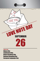 Love Note Day