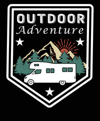 Outdoor Adventure, Camping Shirt