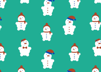 Winter seamless pattern