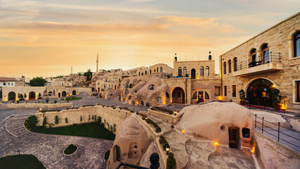 cape hotel at Goreme town Cappadocia Turkey