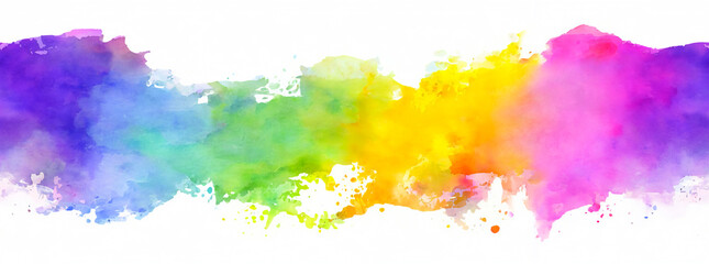 Abstract colorful watercolor background.