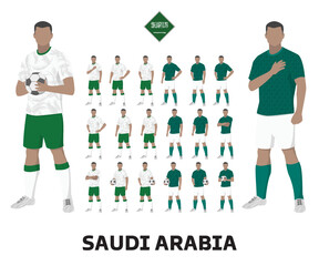 Saudi Arabia Football Team Kit, Home kit and Away Kit