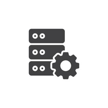 Data management vector icon