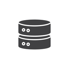 Database vector icon