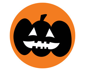 Holiday Halloween horror pumpkin