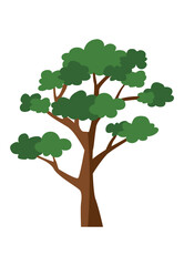 simple flat tree icon