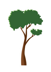 simple flat tree icon