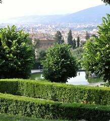 Obraz premium Ogród Medyceuszy w Florencji.