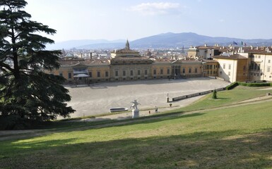 Obraz premium Pałac Medyceuszy i rodu Pitti.