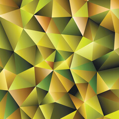 Polygonal rainbow mosaic background. Abstract low poly vector illustration. Triangular pattern, copy space. Template geometric business design with triangle for poster, banner, card, flyer
