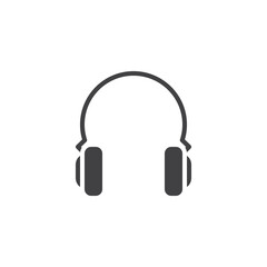 Headphones vector icon