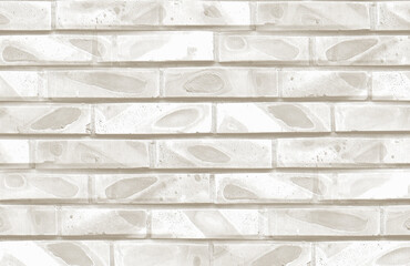 White brick wall - abstract grunge background.
