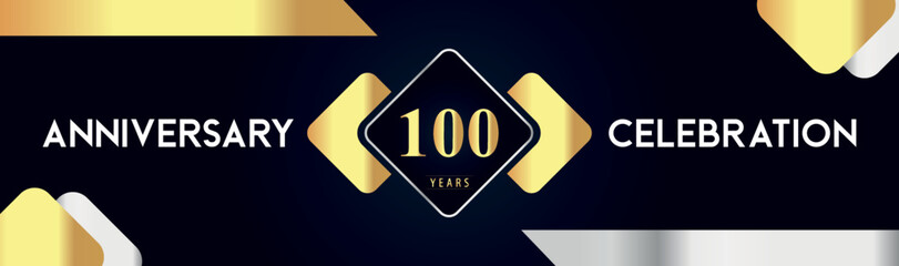 100 years anniversary celebration background. Premium design for poster, banner, booklet, marriage, weddings, birthday party, celebration event, graduation, jubilee, ceremony, holiday.