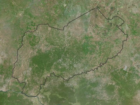Mbomou, Central African Republic. High-res satellite. No legend